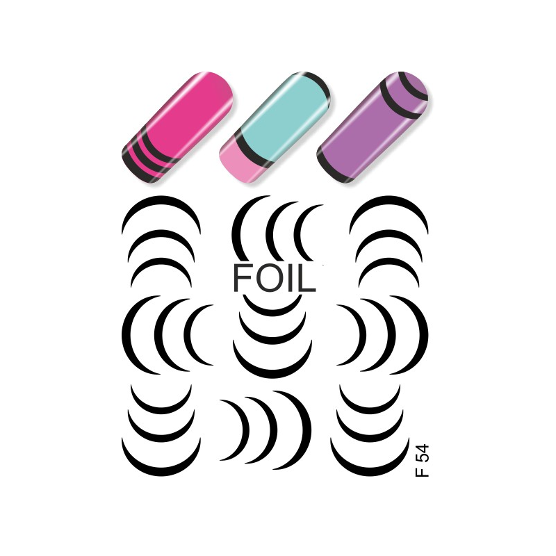 Nail foils F 03