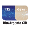 Thermo Blu/Argento Mini Glitter T12