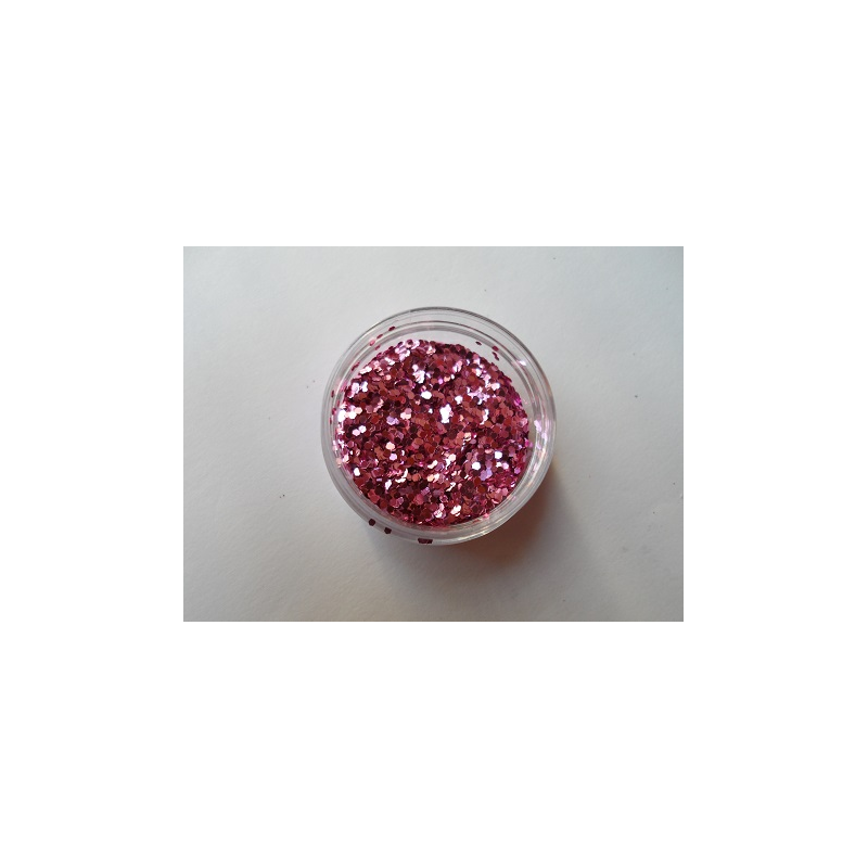 Glitter Rosa con punti luce G157 c