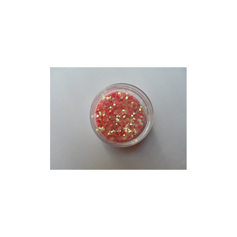 Glitter Salmone con punti luce G159 a