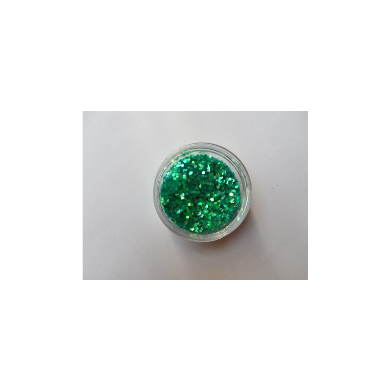 Glitter Verde con punti luce G160 c